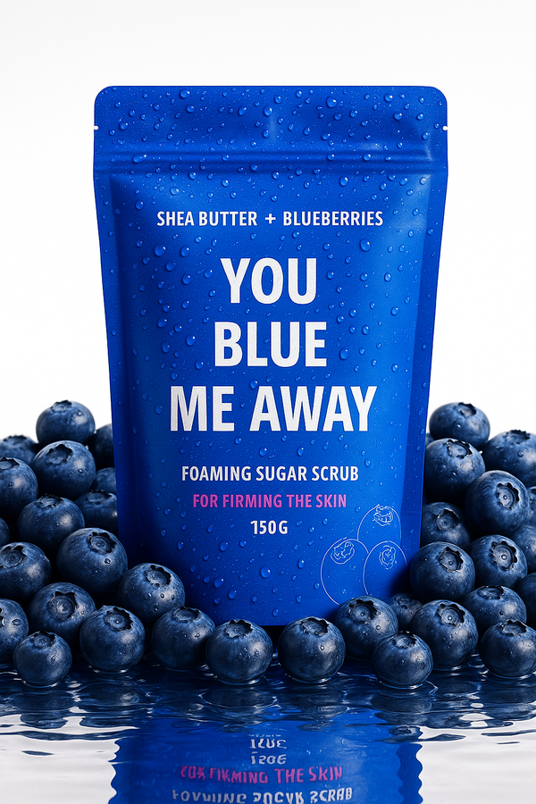 You Blue Me Away – Blueberry Foaming Body Scrub
