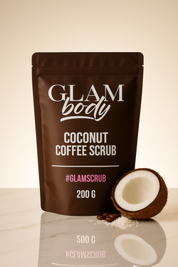 COCONUT VANILLA BEAN COFFEE SCRUB FOR DRY SKIN (Limited Edition)