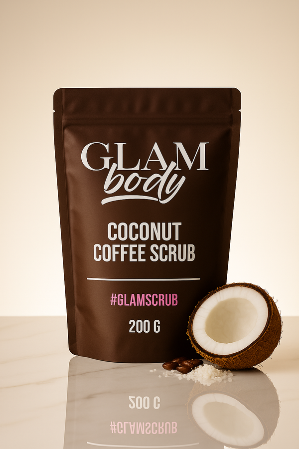 COCONUT VANILLA BEAN COFFEE SCRUB FOR DRY SKIN (Limited Edition)